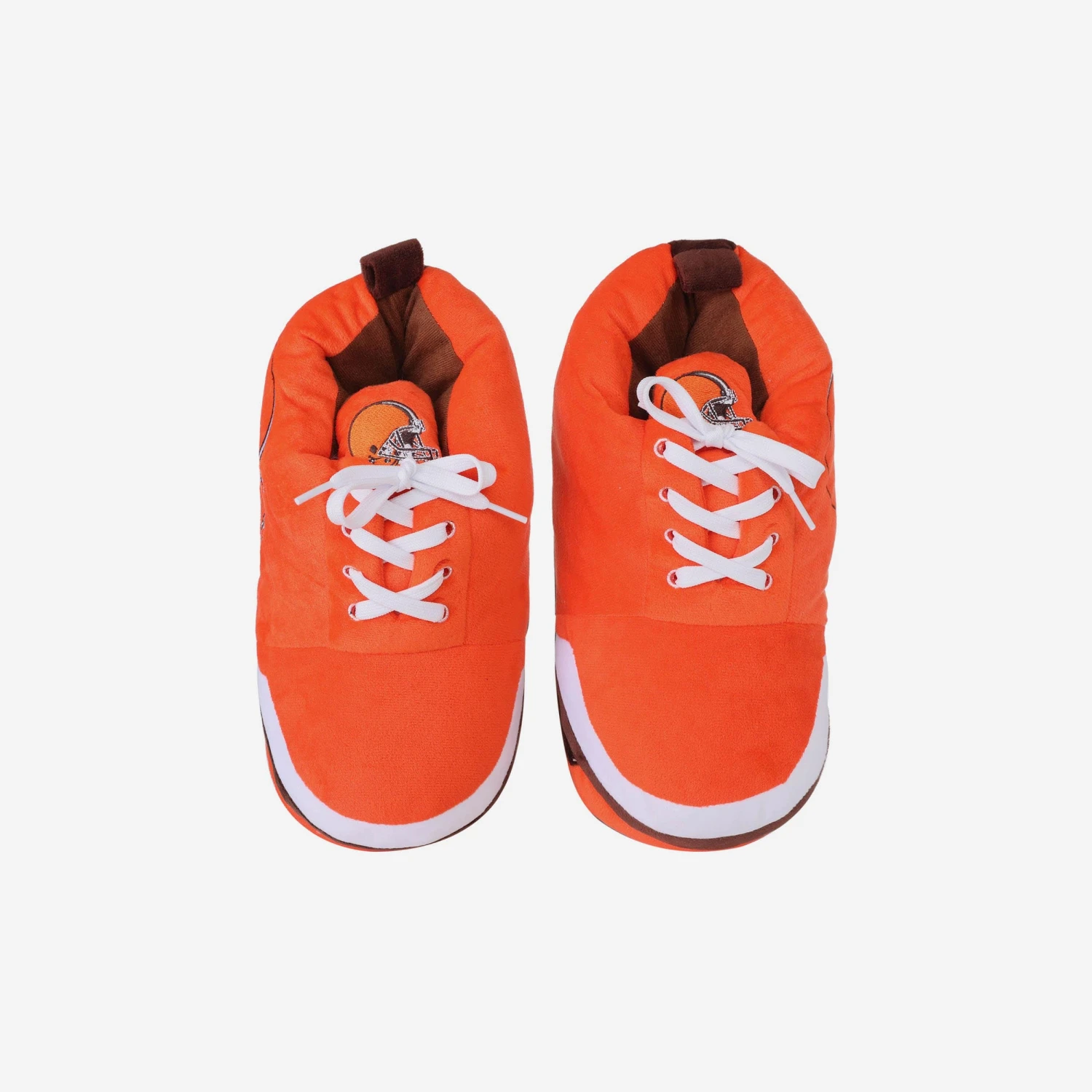 FOCO Cleveland Browns Youth Plush Sneaker Slipper 6 FOCO Cleveland Browns Youth Plush Sneaker Slipper - Image 4