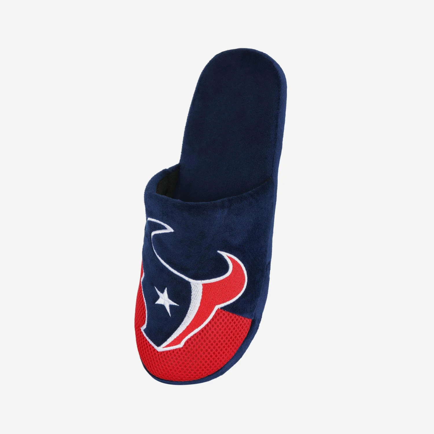 FOCO Houston Texans Team Logo Staycation Slipper 4 FOCO Houston Texans Team Logo Staycation Slipper - Image 2