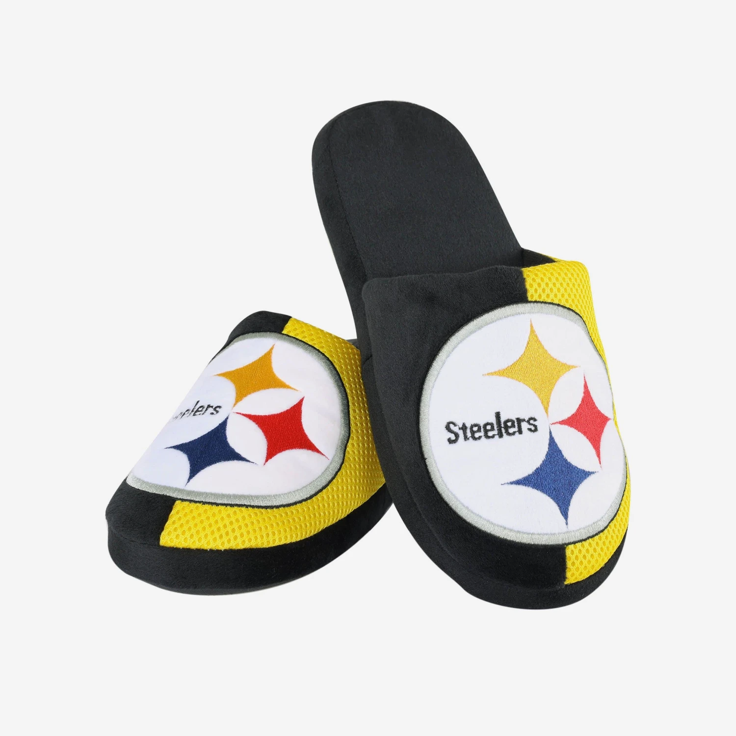 FOCO Pittsburgh Steelers Team Logo Staycation Slipper 5 FOCO Pittsburgh Steelers Team Logo Staycation Slipper - Image 3