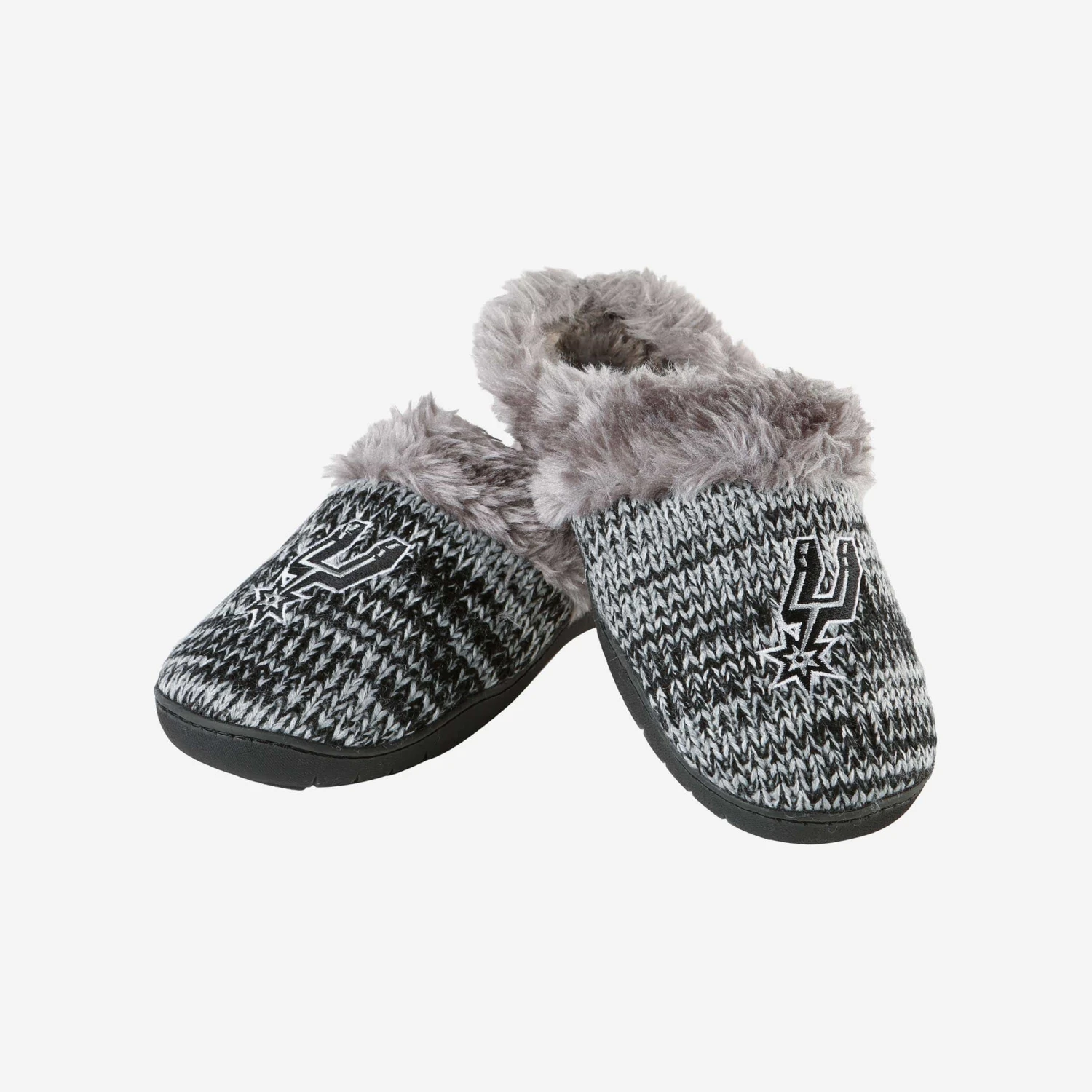 FOCO San Antonio Spurs Womens Peak Slide Slipper 5 FOCO San Antonio Spurs Womens Peak Slide Slipper - Image 3