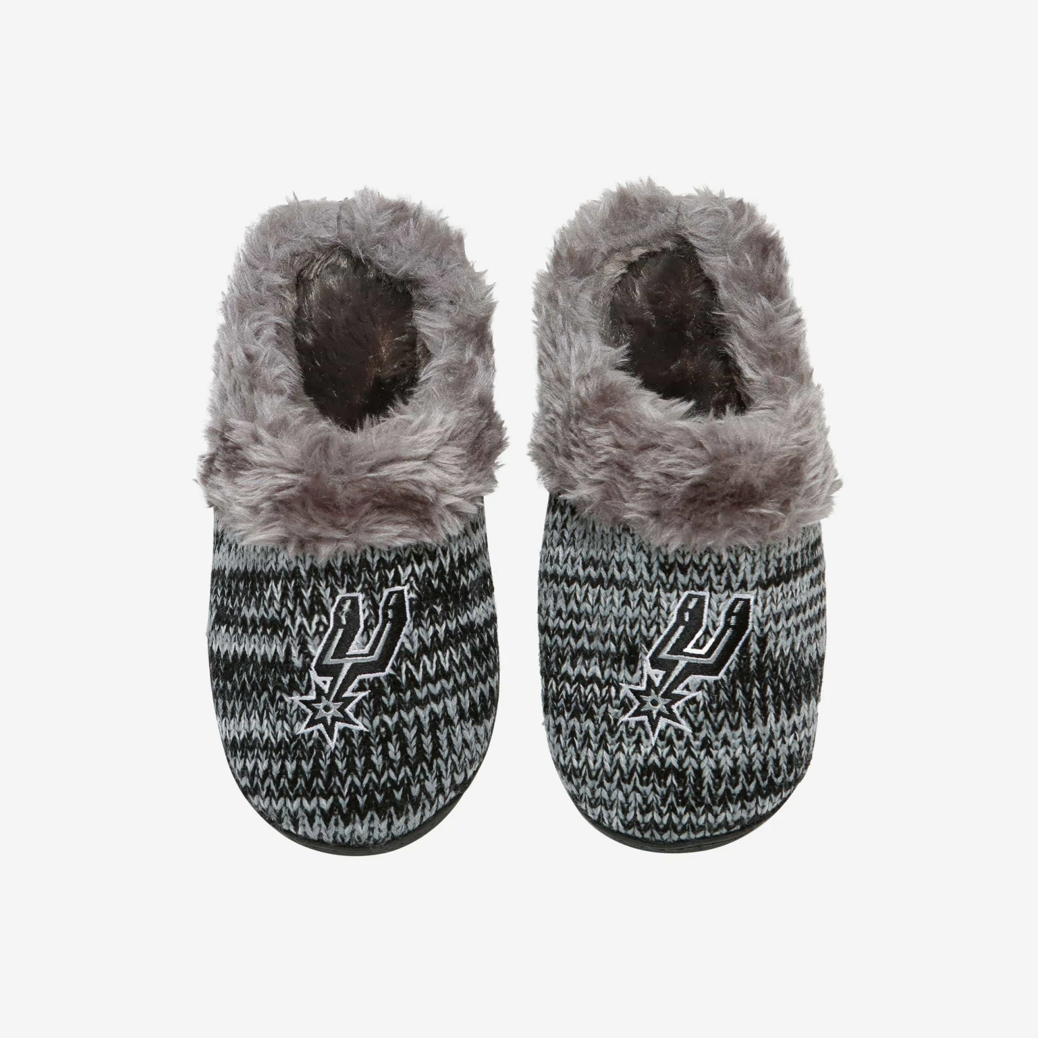 FOCO San Antonio Spurs Womens Peak Slide Slipper 3 FOCO San Antonio Spurs Womens Peak Slide Slipper