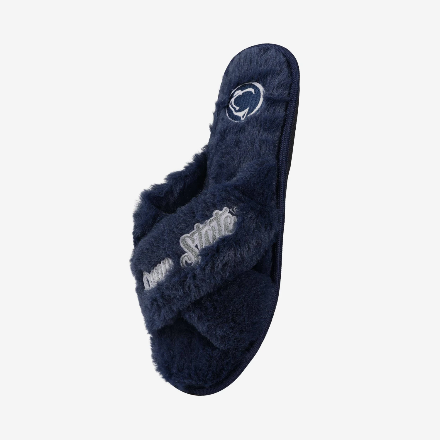 FOCO Penn State Nittany Lions Womens Script Wordmark Fur Cross Slide 4 FOCO Penn State Nittany Lions Womens Script Wordmark Fur Cross Slide - Image 2