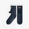 FOCO Chicago Bears Womens Cable Knit Footy Slipper Socks -FOCO Store SLPWMNFCBLFTCB p