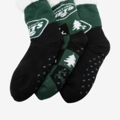 FOCO New York Jets Womens Fan Footy 3 Pack Slipper Socks -FOCO Store SLPWMNFFT3PKNJ g3