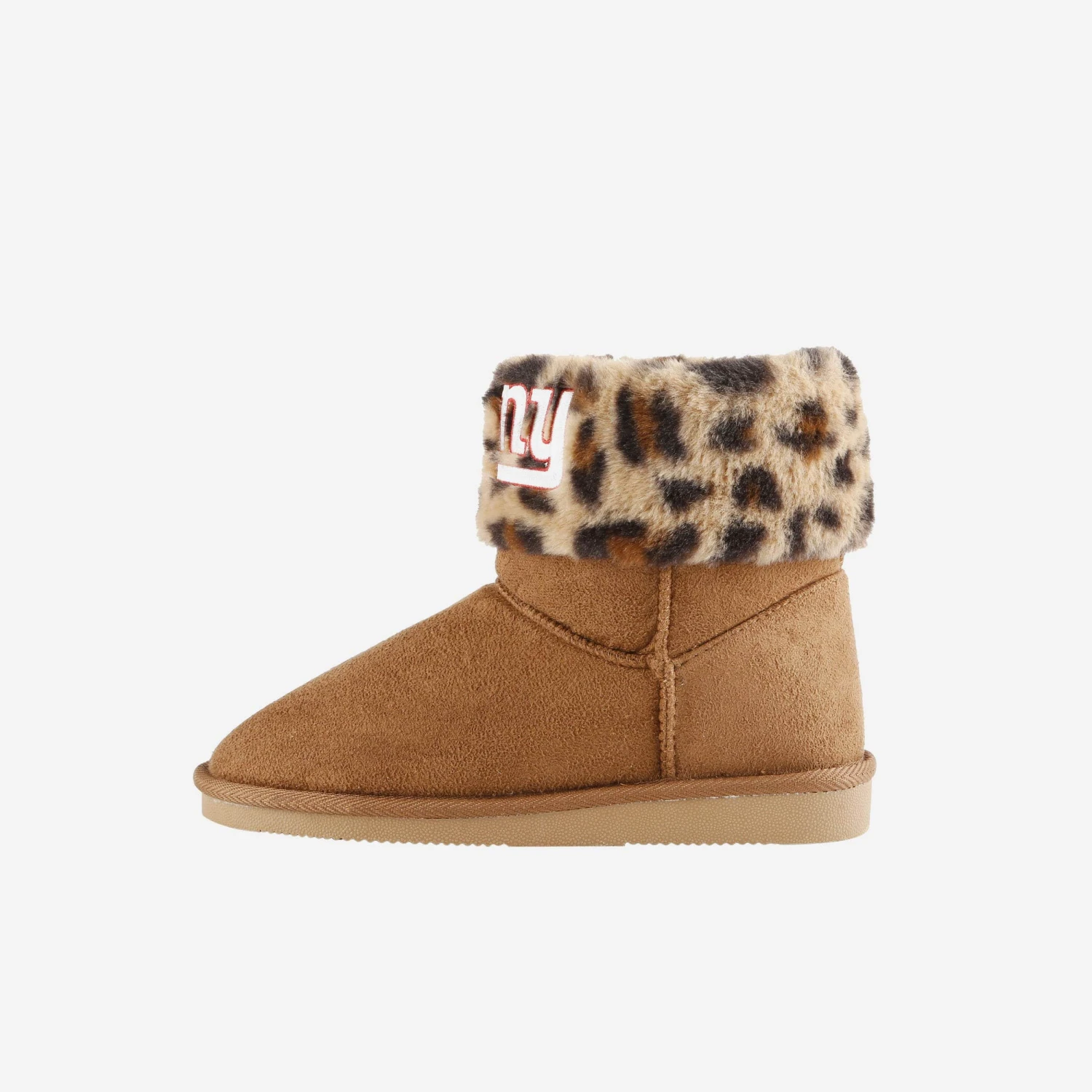 FOCO New York Giants Womens Cheetah Fur Boot 4 FOCO New York Giants Womens Cheetah Fur Boot - Image 2