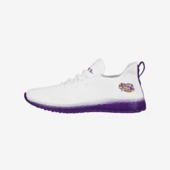 FOCO LSU Tigers Gradient Midsole White Sneakers
