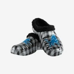 FOCO Detroit Lions Sherpa Lined Buffalo Check Clog -FOCO Store SNMNNFBFSHMDGDL g3
