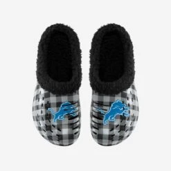 FOCO Detroit Lions Sherpa Lined Buffalo Check Clog -FOCO Store SNMNNFBFSHMDGDL g4