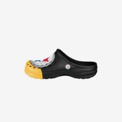 FOCO Pittsburgh Steelers Youth Colorblock Big Logo Clog