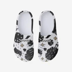 FOCO New Orleans Saints Womens Floral White Clog 10 FOCO New Orleans Saints Womens Floral White Clog -FOCO Store SNWMNFFLRWHTMDGNS g4