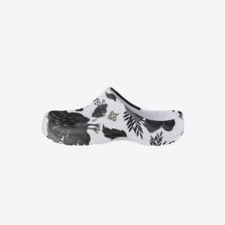 FOCO New Orleans Saints Womens Floral White Clog