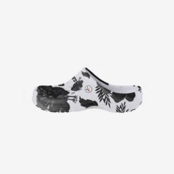 FOCO Pittsburgh Steelers Womens Floral White Clog