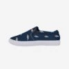FOCO Denver Broncos Womens Repeat Logo Slip On Canvas Shoe