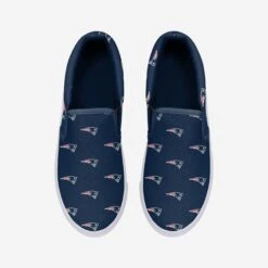 FOCO New England Patriots Womens Repeat Logo Slip On Canvas Shoe 10 FOCO New England Patriots Womens Repeat Logo Slip On Canvas Shoe -FOCO Store SNWMNFRPLSONP g4