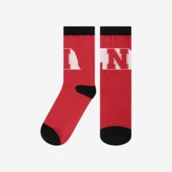 FOCO Nebraska Cornhuskers Primetime Socks