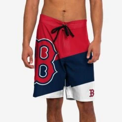 FOCO Boston Red Sox Color Dive Boardshorts