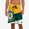 FOCO Oakland Athletics Color Dive Boardshorts