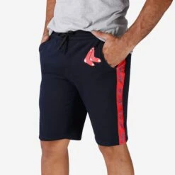 FOCO Boston Red Sox Lazy Lounge Fleece Shorts