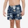 FOCO New York Yankees Logo Rush Swimming Trunks -FOCO Store SRTMBSMLGRNY p