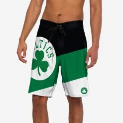 FOCO Boston Celtics Color Dive Boardshorts