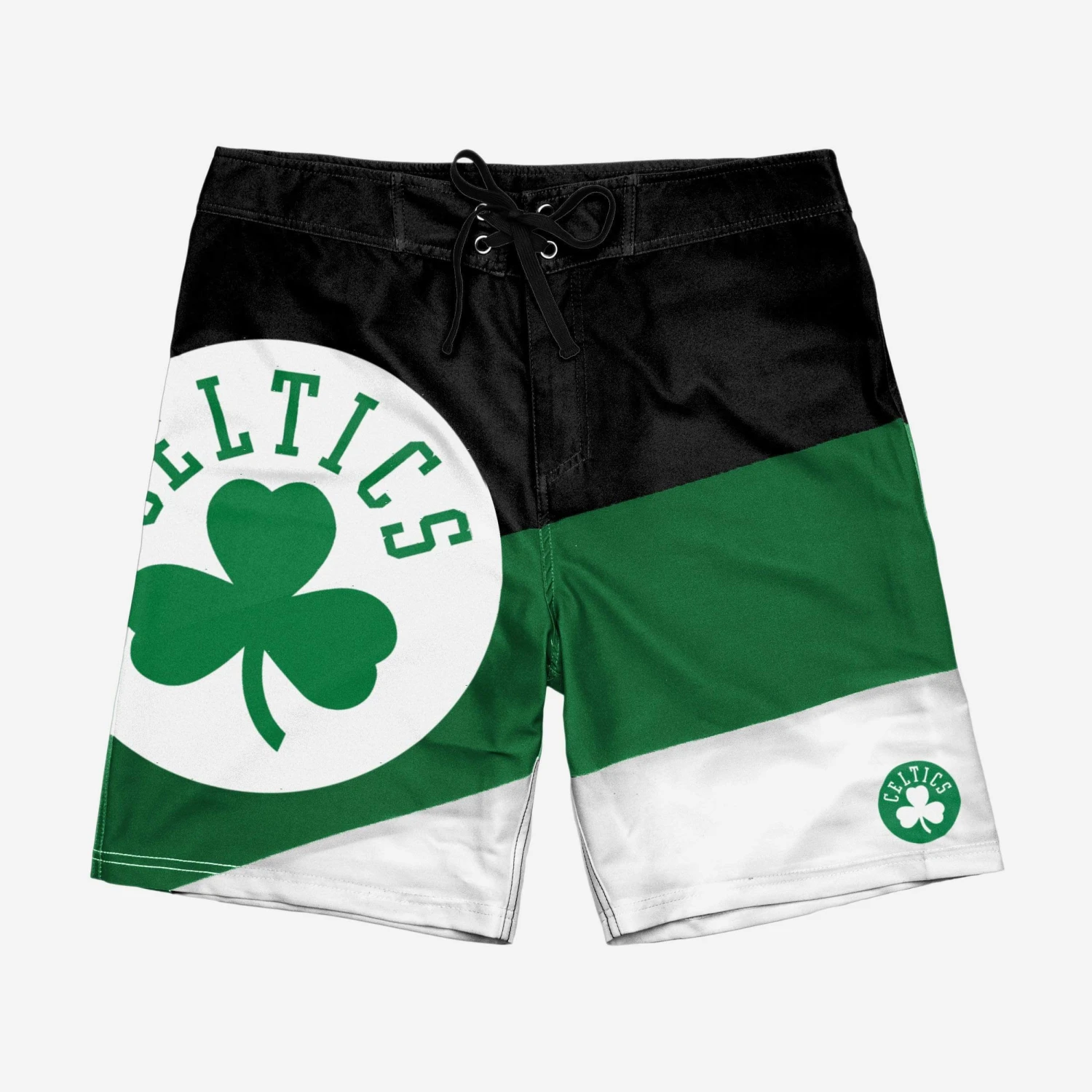FOCO Boston Celtics Color Dive Boardshorts 4 FOCO Boston Celtics Color Dive Boardshorts - Image 2
