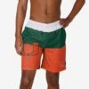 FOCO Miami Hurricanes 3 Stripe Big Logo Swimming Trunks -FOCO Store SRTNC3SBLTSMTKUM p 21cef213 9c6a 4c73 b683 5415c6737cbe