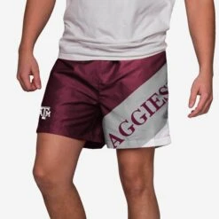FOCO Texas A&M Aggies Big Logo 5.5" Swimming Trunks