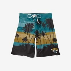 FOCO Jacksonville Jaguars Sunset Boardshorts -FOCO Store SRTNFBDSUNJJ g3