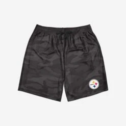 FOCO Pittsburgh Steelers Cool Camo Training Shorts -FOCO Store SRTNFCOCMOPS g3