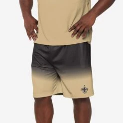 FOCO New Orleans Saints Game Ready Gradient Training Shorts