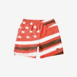 FOCO Cleveland Browns Americana Swimming Trunks -FOCO Store SRTNFSMTKAMERTDCL g3