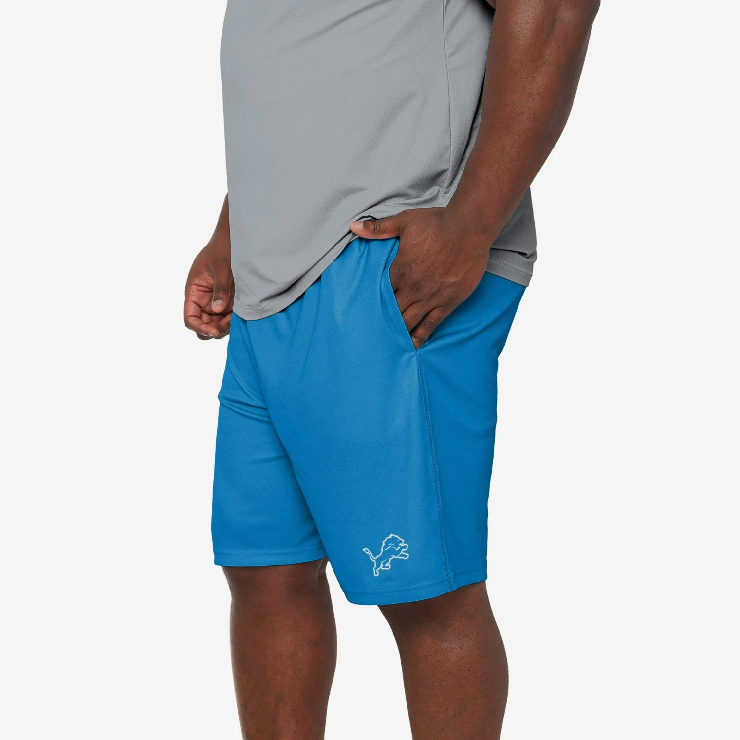 FOCO Detroit Lions Team Workout Training Shorts 3 FOCO Detroit Lions Team Workout Training Shorts