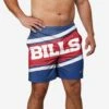 FOCO Buffalo Bills Big Wordmark Swimming Trunks -FOCO Store SRTNFWMSMTKBB p