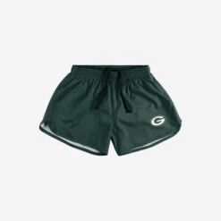 FOCO Green Bay Packers Womens Solid Running Shorts 7 FOCO Green Bay Packers Womens Solid Running Shorts -FOCO Store SRTWMNFSLRNGP g3
