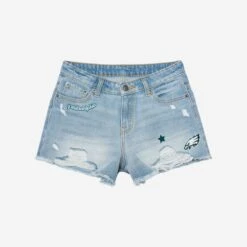 FOCO Philadelphia Eagles Womens Team Logo Denim Shorts -FOCO Store SRTWMNFTLDNMPE g3