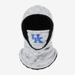 FOCO Kentucky Wildcats Heather Grey Big Logo Hooded Gaiter
