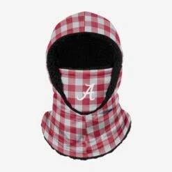 FOCO Alabama Crimson Tide Plaid Hooded Gaiter