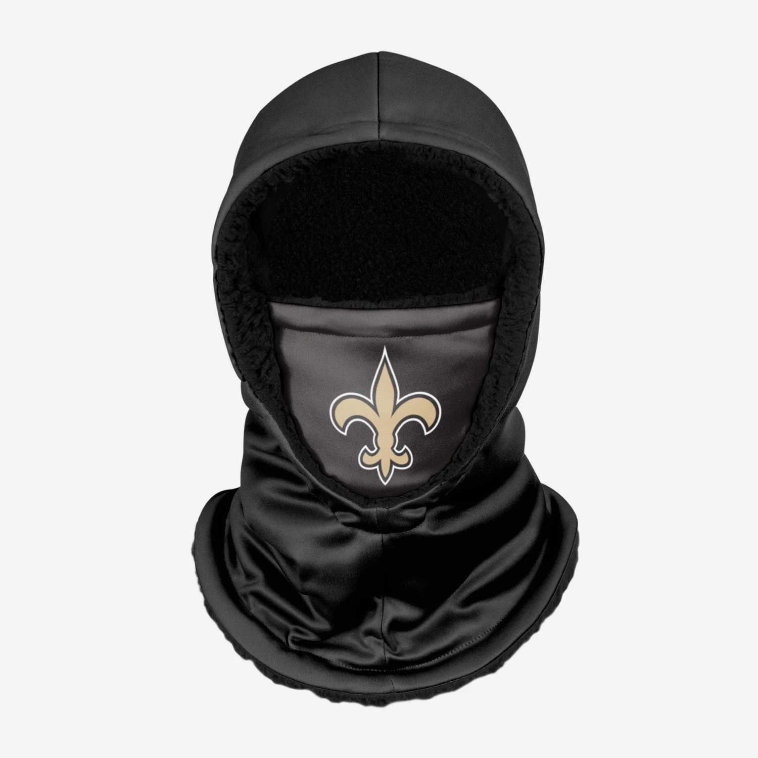 FOCO New Orleans Saints Black Hooded Gaiter 3 FOCO New Orleans Saints Black Hooded Gaiter
