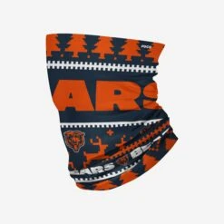 FOCO Chicago Bears Wordmark Holiday Gaiter Scarf