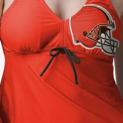 FOCO Cleveland Browns Womens Summertime Solid Tankini 9 FOCO Cleveland Browns Womens Summertime Solid Tankini -FOCO Store SWMSTNFTNKSSLCL g3