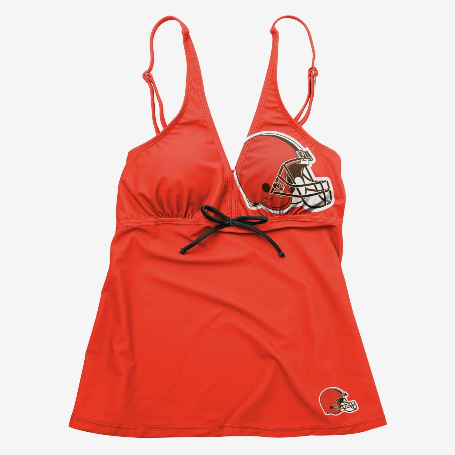 FOCO Cleveland Browns Womens Summertime Solid Tankini 4 FOCO Cleveland Browns Womens Summertime Solid Tankini - Image 2