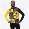 FOCO Pittsburgh Steelers Busy Block Snowfall Sweater 1 FOCO Pittsburgh Steelers Busy Block Snowfall Sweater -FOCO Store SWTNFBBSFPS p