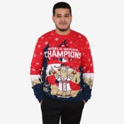 FOCO Atlanta Braves 2021 World Series Champions Ugly Sweater