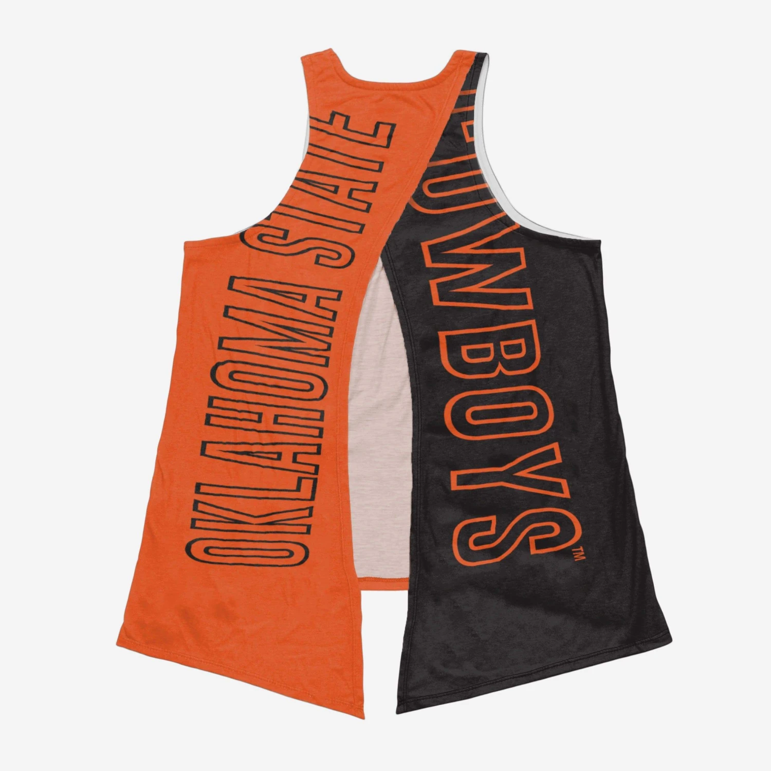 FOCO Oklahoma State Cowboys Womens Tie-Breaker Sleeveless Top 5 FOCO Oklahoma State Cowboys Womens Tie-Breaker Sleeveless Top - Image 3