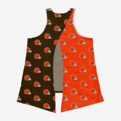 FOCO Cleveland Browns Womens Wordmark Mini Print Tie-Breaker Sleeveless Top 7 FOCO Cleveland Browns Womens Wordmark Mini Print Tie-Breaker Sleeveless Top -FOCO Store TNKWMNFWMPTBCL g3