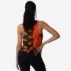 FOCO Cleveland Browns Womens Wordmark Mini Print Tie-Breaker Sleeveless Top