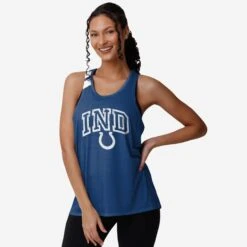 FOCO Indianapolis Colts Womens Team Twist Sleeveless Top