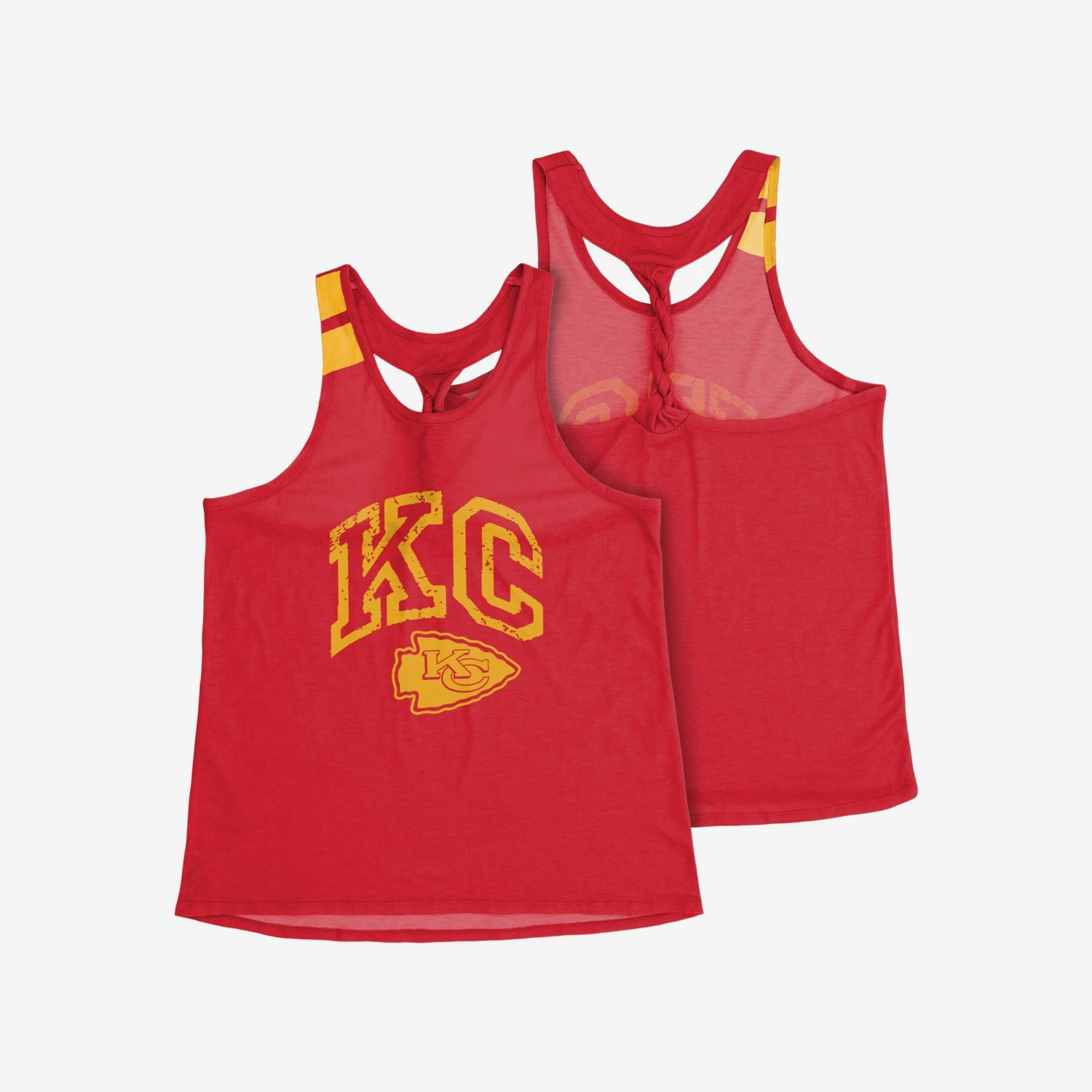 FOCO Kansas City Chiefs Womens Team Twist Sleeveless Top 5 FOCO Kansas City Chiefs Womens Team Twist Sleeveless Top - Image 3
