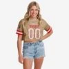 FOCO San Francisco 49ers Womens Gameday Mesh Crop Top -FOCO Store TSCTNF23MSHSF p