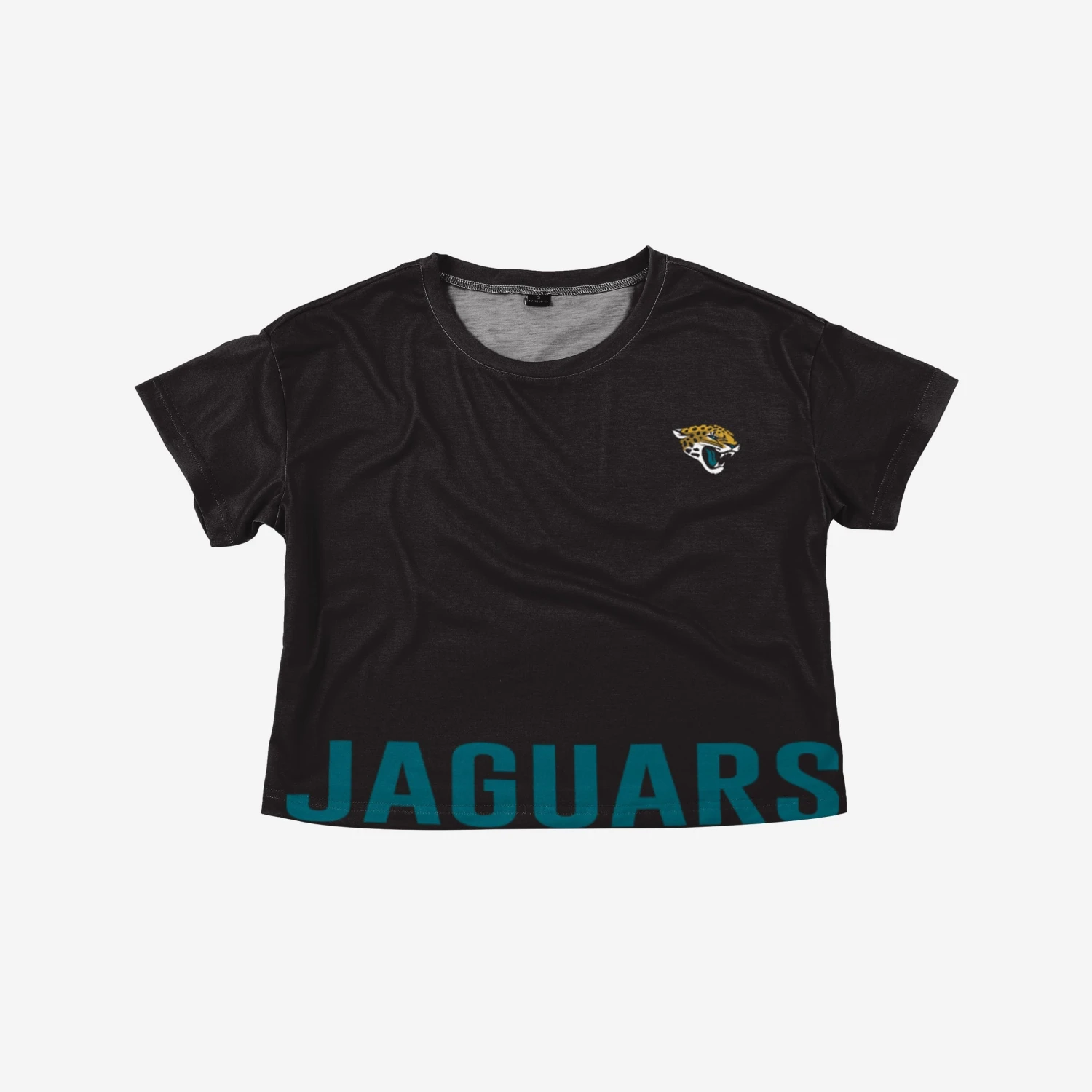 FOCO Jacksonville Jaguars Womens Bottom Line Crop Top 5 FOCO Jacksonville Jaguars Womens Bottom Line Crop Top - Image 3